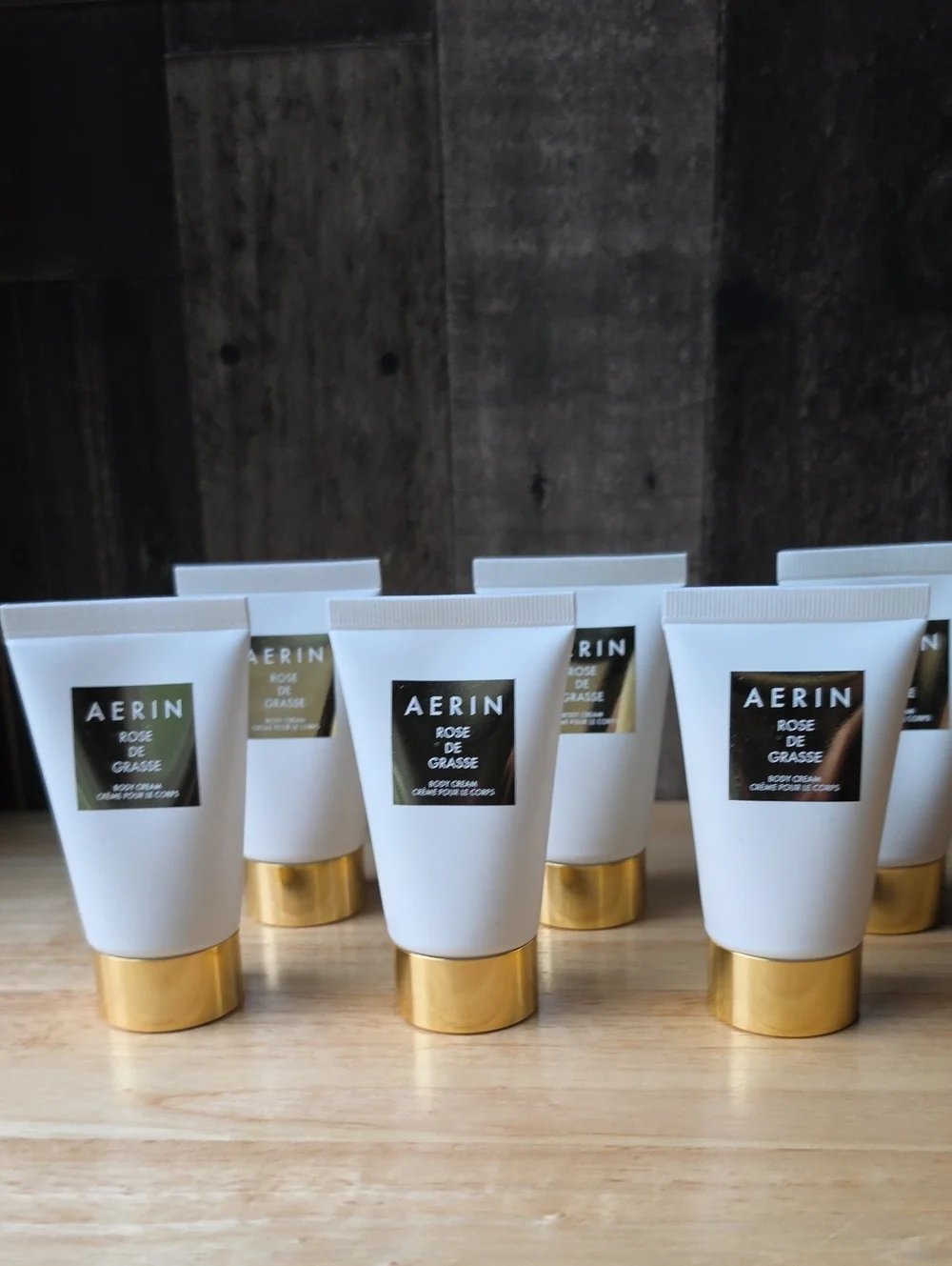 Six AERIN Rose de Grasse Body Cream